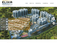 Tablet Screenshot of elixirinfrastructure.com